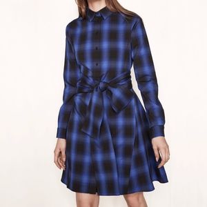 Maje Button Up Wrap Dress